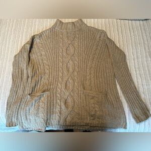 Beige oversized sweater